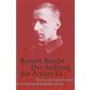 Bertolt Brecht Der Aufstieg des Arturo Ui: Text und Kommentar (Suhr (Tascabile)