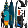 Neo-Sport Stand Up Paddling Board Reefbreak 11.6 - Allround SUP Board Set per escursioni e tempo libero - 350 x 81 x 15 cm - fino a 150 kg - con pagaia, pompa, leash e zaino