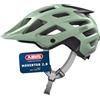 ABUS Casco MTB Moventor 2.0, Verde, S taglia Small | Casco bici con sistema di regolazione, visiera regolabile in altezza, apertura coda, fibbia