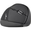 Blue Stork Mouse ergonomico ricaricabile senza fili BLUESTORK ERGO, 400-1200 DPI, PC/MAC, nero