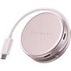 Satechi, Hub multipresa 5-in-1 USB-C con uscita HDMI / USB-A / 2 USB-C / slot per scheda SD, modello OntheGo, rosa