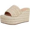 Generico Zeppa Donna Estiva Casual Comodi Sandalo Gioiello Moda Slip on Nuovi Sandali Eleganti Strass Fiore Bohemia Wedge Plateau Piscina Sandalo Estivi Scarpe Da Sposa Aperte Sandali Zeppa Pantofole