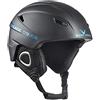 BLACK CREVICE Kitzbühel Casco da sci (Medium, Nero/Blu)