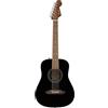 Fender Chitarra acustica mini Fender California Standard Redondo™ con borsa, tavola in abete, nera