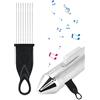 Generico Guiro Metal - Pennello Per Raschiatori Guiros Latini, Accessorio A Percussione In Stile Pettine | Strumento Musicale Anti Slip Handle, Strumento Ritmico Per Eventi Di Performance Dal Per Fe