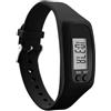 Genérico Orologio contapassi - Monitor di attività fisica da 25 x 2,7 cm | Tracciatore di passi, monitor con schermo LCD, contapassi e calorie su grande schermo, per viaggi quotidiani