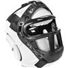 TAIZhiChen Paratesta con Visiera a Rete Protettivo Casco con Griglia Regolabile Casco da Pugilato per Allenamento