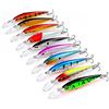 Generic XILILHC Esca da Pesca Wobbler da 10 Pezzi/Accessori/Attrezzatura da Traina