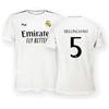 Real Madrid Prima Maglia Stagione 24/25, Bellingham, XL, Replica Home con Licenza Ufficiale