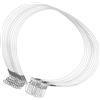 Nutup Lenza da pesca in fluorocarburo, 9-36,3 kg, alternativa anti-morso, per pesca in acqua dolce e salata, set da 12 pezzi, dimensioni miste (22,9 cm - 20ib)