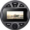 Vryzmo Lettore Multimediale MP3 Radio per Barche Bluetooth AUX USB Stereo Radio Marina Impermeabile Ampia Gamma per ATV UTV Spa RZR Radio FM AM