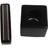 Tsophreniq Supporto per gessetti per stecca da biliardo con clip da cintura per gessetti da biliardo scatola di ricambio portatile da biliardo con clip da cintura in metallo Snookers accessori