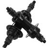 Amosfun Set di Mozzi Bici 36 Fori, Cuscinetto Sigillato, Nero