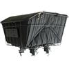 QLoztyse Cestino Bicicletta Organizer per Cani Bici Donna Uomo Portaoggetti Rimovibile in Acciaio Robusto Compatibile con Diversi Modelli Adatto a Viaggi, con Fodera