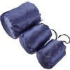 Zerodeko Set 3 Sacchetti Compressione Impermeabili Oxford 600d per Piumini Zaino Campeggio Escursionismo Chiusura a Coulisse per Viaggi Outdoor