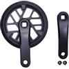 PROWHEEL Guarnitura per bambini e ragazzi, 76 mm/89 mm/102 mm/114 mm/127 mm/140 mm/152 mm/160 mm/165 mm 25T/28T/30T/32T/36T, set di pedivelle per bici con foro quadrato, doppia corona e paracatena di