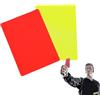 Generico Cartellini gialli - Rigore da calcio da 2 pezzi, forniture essenziali per le partite, kit portatile per marcatura | Articolo affidabile e chiaramente visibile per forniture per arbitri di