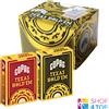 COPAG 12x COPAG Texas Hold'em 100% Plastica Jumbo Indice Poker Carte Nero & Rosso Deck