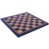 Italfama Gold Blue Scacchiera In Finta Pelle 33cm Fatto A Mano In Italia