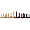 Italfama Set Pedine Scacchi Appesantite Italfama in Mogano, Re 10cm, Made in Italy