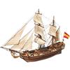 OCCRE Candelaria 1:85 Kit Modellino Di Nave In Legno 70cm Vela