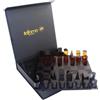Italfama Set Scacchi Acrilico Geometrico Nero Arancione 30cm Luxury Box