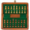 Italfama Magnetico Scacchiera IN Legno, Viaggio Pieghevole Tavola 18.5cm, King