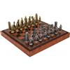 Italfama Romana Vs Barbari Metallo Scacchi Set Con Tavola Dama Backgammon