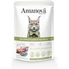 Amanova Sterilised Agnello e Sardine P13 per Gatti - 85 g, Singola