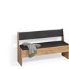 Livinity Panca ad angolo Tiberio, Rovere sabbia, 41.5 x 136.6 cm