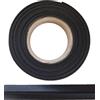 ME:NaMa Nastro sbieco in poliestere (raso) - 10 m x 20 mm (piegato) - Nastro di alta qualità - Nastro di raso - Ideale per cucire fai da te - Prodotto in Belgio su un rotolo (nero)