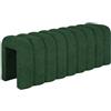 sweeek Panca, fine Letto Contemporaneo Tessuto, Ito, Verde Scuro, 114x40x45 cm