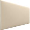 DHOME Testiera Imbottita Liscia in Similpelle Altezza 70CM Spessore 4cm e 8cm per Parete Acustica Testate Letto Pannello Fonoassorbente Camera da Letto (Similpelle Vaniglia, 90cm, Spessore 4cm)