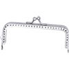 UTHCLO Telaio per Borsa Quadrato Argento in Ferro, Clutch | Accessori per Borsette e Portafogli, per DIY Crafts e Bag Making, Design Delicato e Resistente alla Ruggine