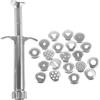 Tofficu Set di 21 Strumenti per Estrusione di Argilla, Estrusore in Acciaio Inossidabile con, Strumenti per Ceramica, Ideale per DIY E Artigianato
