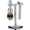 Merkur - 781.001 - Brilliant 3P rasatura Set: Razor-Futuri Pure Servant grigio Badger