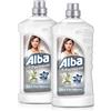 Generico Detersivo Liquido per Pavimenti Iris e Fiori Bianchi, Lavapavimenti Profumato Concentrato per Interni, Maxi Formato, Confezione da 2 Flaconi da 1000ml