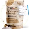 WOWNATUR® Collagene in polvere 500 g - Solubilità perfetta - Idrolizzato di collagene di prima qualità - Peptidi di tipo 1, 2 e 3 - Peptidi di piccole dimensioni - Sapore e odore neutri - L'originale
