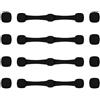 MiOYOOW Fibbie magnetiche in silicone per friggitrice ad aria, 12 pezzi di fibbie magnetiche per carta da forno, set di fibbie magnetiche in silicone per friggitrice ad aria per la cucina