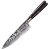 FINDKING Coltello da Chef Damasco 19 cm, VG-10, Stile Giapponese