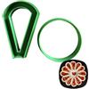 Tagliabiscotti.it - Stampo Tagliapasta per realizzare torta componibile Fiore con petali con biscotti Mod.18. Tagliabiscotti per realizzare crostate di diametro 24cm.