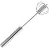 Generic Fruste In Acciaio Inox - Sbattitore Per Uova In Acciaio Inox | Frusta Manuale | Frusta Rotante Semi-automatica A Mano | Miscelatori A Mano Con Sbattitore Per Latte Per Sbattere, Cr