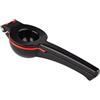 METRO Professional Spremiagrumi manuale, alluminio fuso, 22 cm, ideale per limoni e lime, nero/rosso