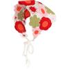 Wambere 1 bandana all'uncinetto, fascia per capelli, vintage, motivo floreale, stile rurale, sciarpa per capelli triangolare, fascia per capelli boho, per donne e ragazze, rosso rosa
