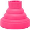 HEEPDD Diffusore per Asciugacapelli, Diffusore per Capelli Ricci, Design Pieghevole per Uso Portatile in Viaggio e a Casa per Asciugacapelli, Silicone ABS Viaggio per Parrucchiere e Rasatura (PINK)