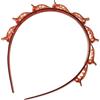 Generic Forcina per capelli con doppia frangia, alla moda, con clip, strumento professionale per treccia, pettine dentato, cerchietto per capelli con clip, fascia per capelli multistrato in tessuto