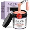 SAVILAND 100g Nude Brown Gel Costruttore per Unghie: 3.53oz Capacità Gel Ricostruzione Unghie Builder Gels Unghie Nail Estensione Nail Art Manicure Starter U V Gel per Unghie Professionale Home DIY