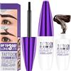 BoloShine Peel Off Gel per Sopracciglia, Impermeabile Tinta per Sopracciglia Marrone a Lunga Durata, Tinta per Sopracciglia Semipermanente Tattoo Brow Peel-Off, Dura Fino a 3 Giorni (#2)