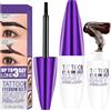 BoloShine Peel Off Gel per Sopracciglia, Impermeabile Tinta per Sopracciglia Marrone a Lunga Durata, Tinta per Sopracciglia Semipermanente Tattoo Brow Peel-Off, Dura Fino a 3 Giorni (#1)