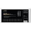 Cupio Master Slim Architect - 240 Dual Tips riutilizzabili per unghie slim - 12 misure, zona cuticola 0,3 mm, trasparenti - per RevoGel e gel densi